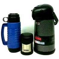 Thermos Pump Pot, Soup Cup & Beverage Holder
