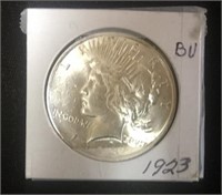 1923 BU PEACE DOLLAR