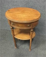 Two Tier Lamp Table w/ Drawer