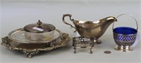 Group Of Sterling Silver And Silver Plate Items