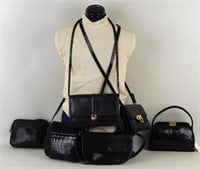 Group Six Vintage Ladies Handbags