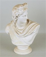 Parian Bust of Apollo Belvedere