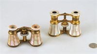 Two Mother Of Pearl Opera Glasses