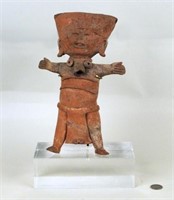 Pre Columbian Pottery Standing Male Figure