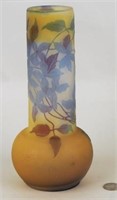 Emile Galle Cameo Art Glass Vase