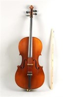 4/4 Size Cello, Labeled Czechoslovakia