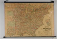 J.T. Lloyd Wall Map of U.S. & Canada
