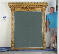 Important American Classical Revival Gilt Mirror