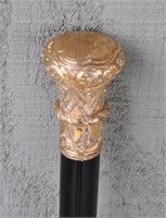 Victorian Gold Plated Handled Cane