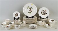 Partial English Porcelain Service By Alfred Merkin