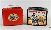 Two Vintage Hopalong Cassidy Lunch Boxes