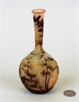 Emile Galle Cameo Art Glass Vase