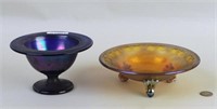 Tiffany Footed Favrile Glass Bowl