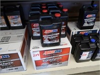 LOT, (15) GALLONS OF AMSOIL SYNTHETIC 5W-30 OIL