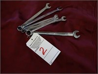 LOT, (7) SNAP-ON WRENCHES, 7/16" - 3/4"