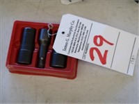 LOT, SNAP-ON 1/2" DRIVE IMPACT LUG NUT SOCKET SET