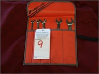 LOT, (5) SNAP-ON WRENCHES, 3/8" - 13/16"