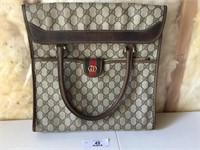 Vintage Gucci canvas purse