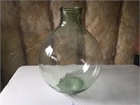 Demijohn large glass wine jug