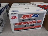 LOT, (24) QUARTS OF AMSOIL SYNTHETIC 10W-40