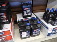 LOT, (9) GALLONS OF AMSOIL SYNTHETIC 10W-30 OIL