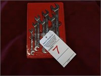 LOT, (7) SNAP-ON OFFSET WRENCHES, 3/8" - 3/4"