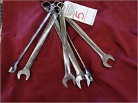 LOT, (6) SNAP-ON WRENCHES, 15/16" - 1-1/4"