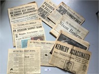 Large Lot Of Vintage Newspapers