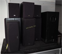 8 Onkyo Surround Sound Large Speaker System