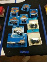 Lot Of Farm Machines Toys And Ford Tractors As