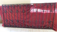 Wrought Iron Fence Panel.  36 1/2"T x 73"W.