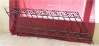 Wrought Iron Stair Rail Panel.  32 1/2"T x 100"W.