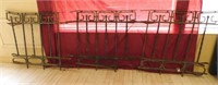Wrought Iron Fence Panels.  36" tall. 3 pc.