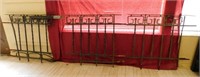 Wrought Iron Fence Panels.  36" tall. 3 pc.