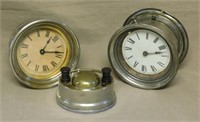 Thomson Voltmeter and Boiler Room Clocks.