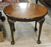 Queen Anne Mahogany Occasional Table.