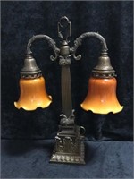 French Provincial Double Sided Desk Lamp