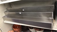 SS Double Shelf Speed Rack 42"