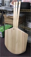 Winco Wooden Pizza Paddle 20x42" Qty 3