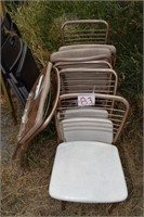 VINTAGE MID-CENTURY FOLDING CHAIRS ! OS