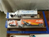 2 Ertl tractor trailers new in the box