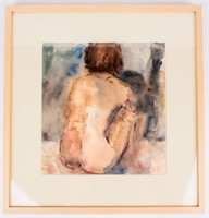 Art Watercolor Painting by Eric Eschenbach Nude