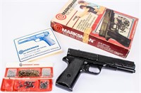 Vintage Marksman BB Repeater 1010 Air Pistol & Box
