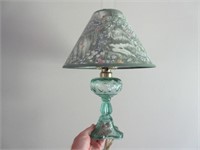 modern table lamp (looks like old oil lamp)