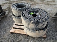 (4) Earth Force Solid Tires