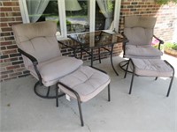 front porch patio set (2 chairs-table-etc)