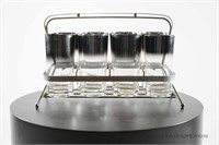 Set of 8 Glasses with Carrier