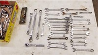Flat of Wrenches & Sockets
