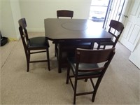 Bar Height Table with 4 Chairs
