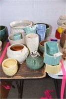 Lot #84 (+/-15) pcs of pottery to include; (2)